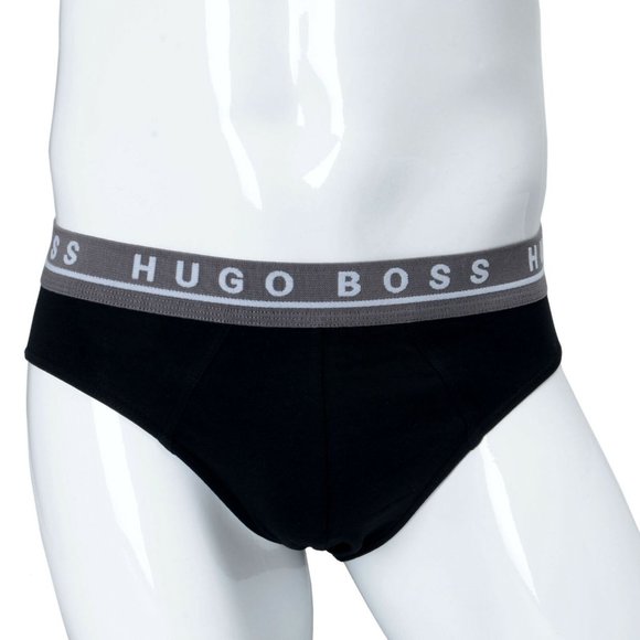 Hugo Boss Men's Black Stretch Briefs US M IT M - Picture 1 of 6